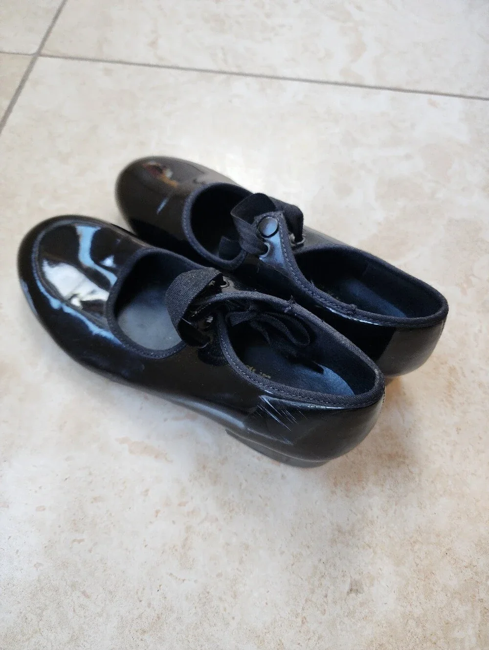 So Danca Kids Black Tap Dance Shoes 2